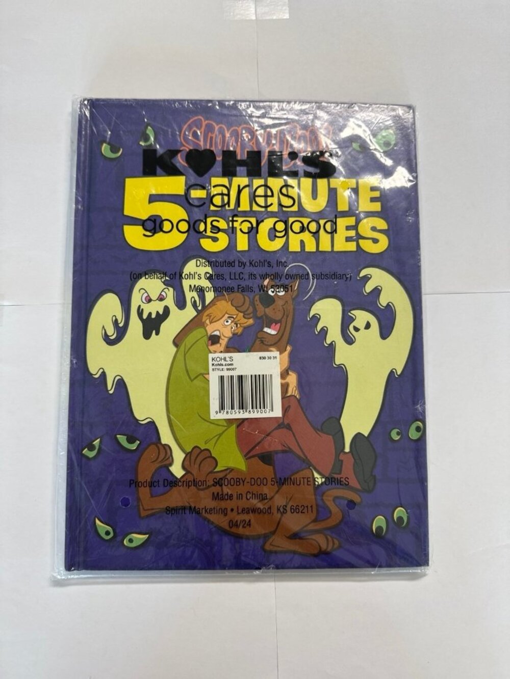 Scooby doo 5-minute stories new sealed 2024 illustrated spooky story book kids
